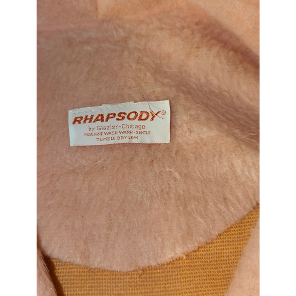 Vintage Rhapsody by Glazier Plush Velour Pink Robe Rare Soft Large Women's Warm - Picture 3 of 14
